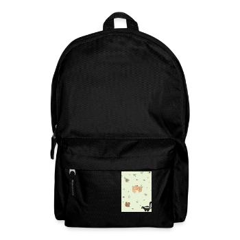 Animaux forêt - Sac à dos - noir - Devant