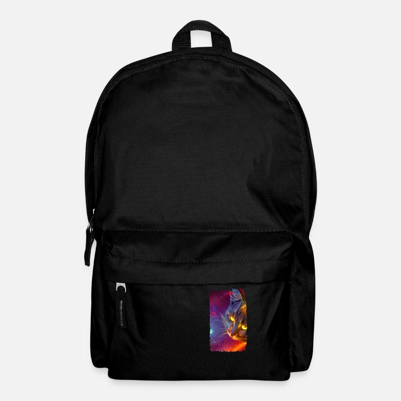 Chat de l'espace - Sac à dos - noir