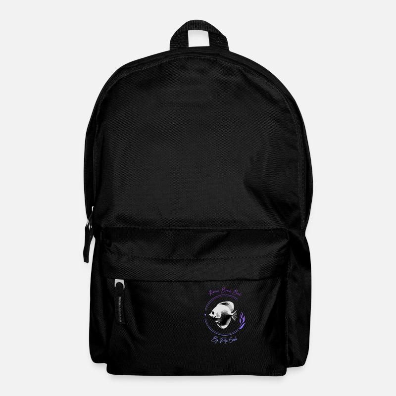 Karma Beach Tang Fisch lila - Rucksack - Schwarz