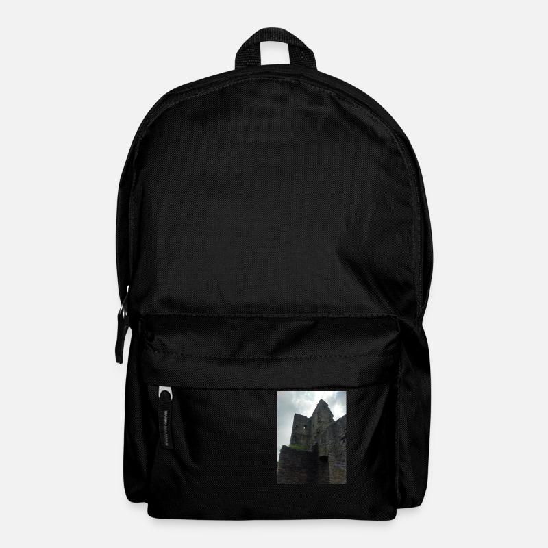 Burg Ruine - Rucksack - Schwarz