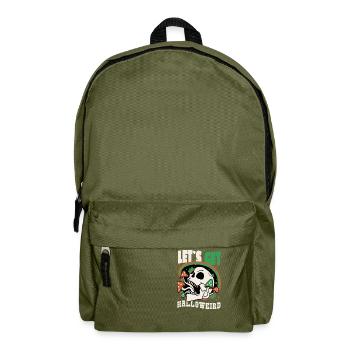 Totenkopf Trippy - Rucksack - Olivgrün - Vorne