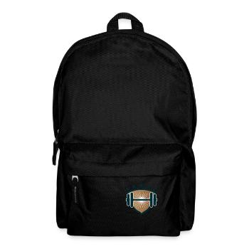Hantelgewicht - Rucksack - Schwarz - Vorne