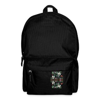 Save The Earth | Earth Day - Backpack - black - Front