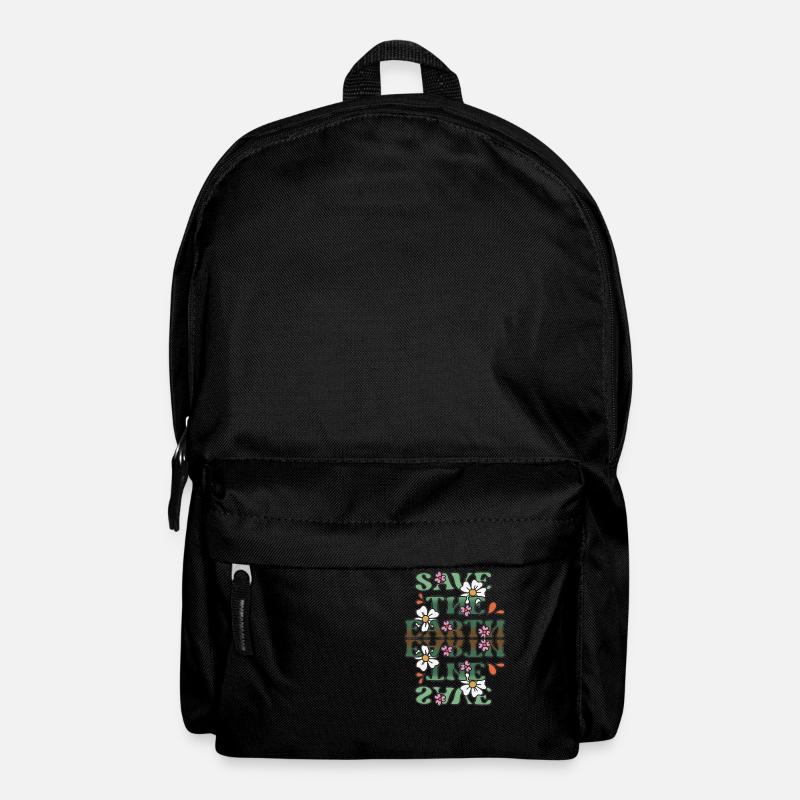 Save The Earth | Earth Day - Backpack - black