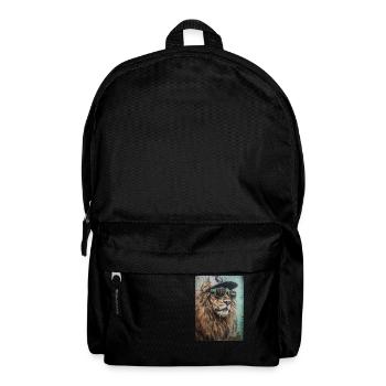 Tierischer Stil - Rucksack - Schwarz - Vorne