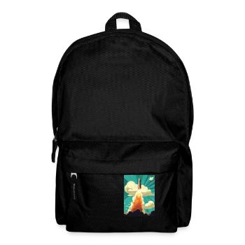 Rocket Launch Raketenstart - Rucksack - Schwarz - Vorne