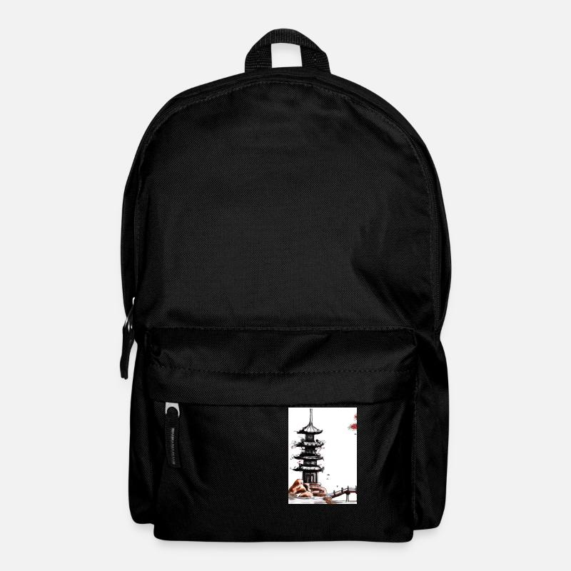 Japanische Turmbrücke - Rucksack - Schwarz