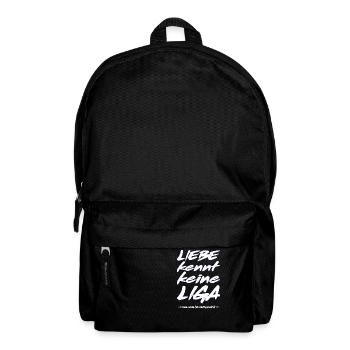 Liebe kennt keine Liga - Gelsenkirchen Ruhrpott - Rucksack - Schwarz - Vorne
