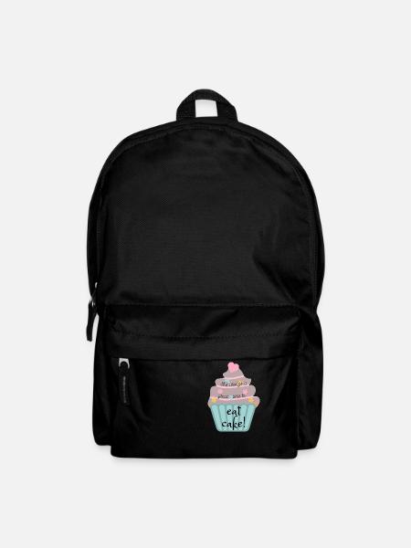 It's always a great time to eat cake! - Rucksack - Schwarz