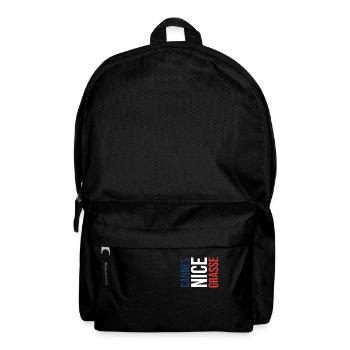 Cannes - Nice - Grasse Souvenir - Rucksack - Schwarz - Vorne