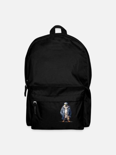 Falken-Graffiti. Räuberischer Streetstyle. - Rucksack - Schwarz