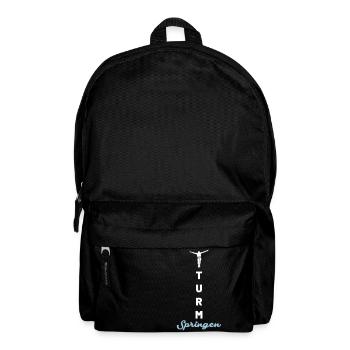 turmspringen turm - Rucksack - Schwarz - Vorne