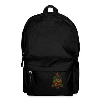 Christmas tree - Backpack - black - Front