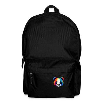 Enchanting Colorburst Panda - Backpack - black - Front