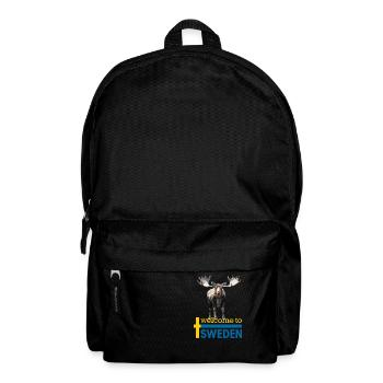 Schweden Schwedischer Elch bestes Tier Geweih Hirsch Hirsch - Rucksack - Schwarz - Vorne