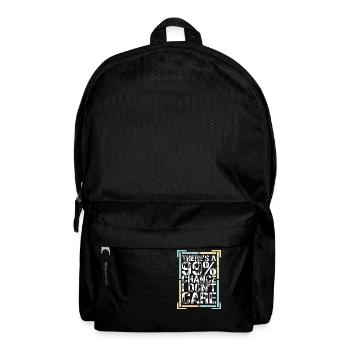 Es gibt eine 99-prozentige Chance, dass es mir egal ist, lustig - Rucksack - Schwarz - Vorne