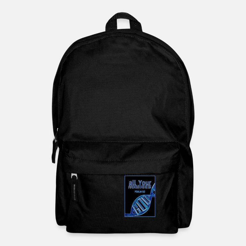 all YOUR wonders DNA - Rucksack - Schwarz