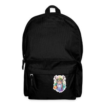 Druide Wasserfarben - Rucksack - Schwarz - Vorne