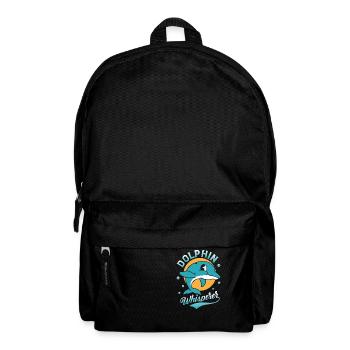 Dolphin Whisperer Marine Biology Beach Vacation - Backpack - black - Front