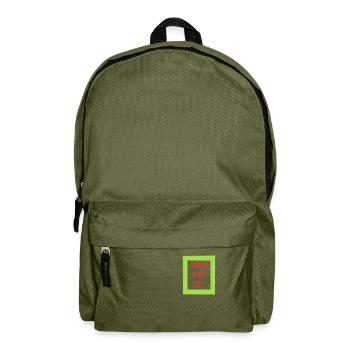Tangier Morocco Souvenir - Backpack - olive green - Front
