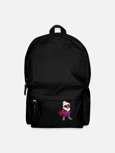 Hahn Winter - Rucksack - Schwarz