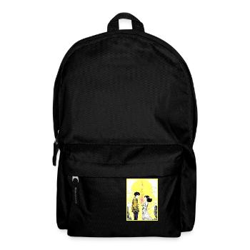 Liebendes Paar - Rucksack - Schwarz - Vorne