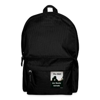 Du bist der Beste Schatz - Backpack - black - Front