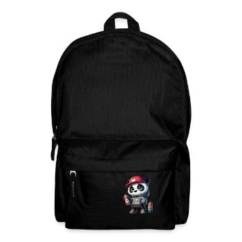 Panda Graffiti - Rucksack - Schwarz - Vorne