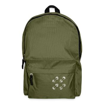 würfel illusions tshirt - Rucksack - Olivgrün - Vorne