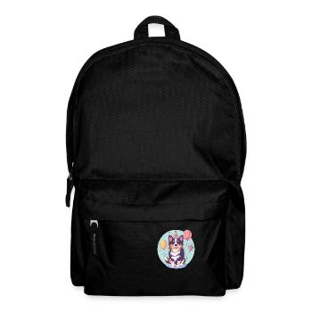 Border Collie Chiens Anniversaire Bébé - Sac à dos - noir - Devant