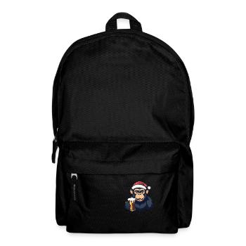 Bière de singe Noël - Sac à dos - noir - Devant