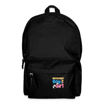 Grand-papa rose ou bleu t’aime le mieux grand-père - Sac à dos - noir - Devant