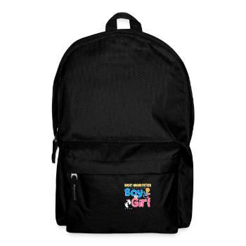Pink or Blue Great-Grandfather Loves You Best - Backpack - black - Front