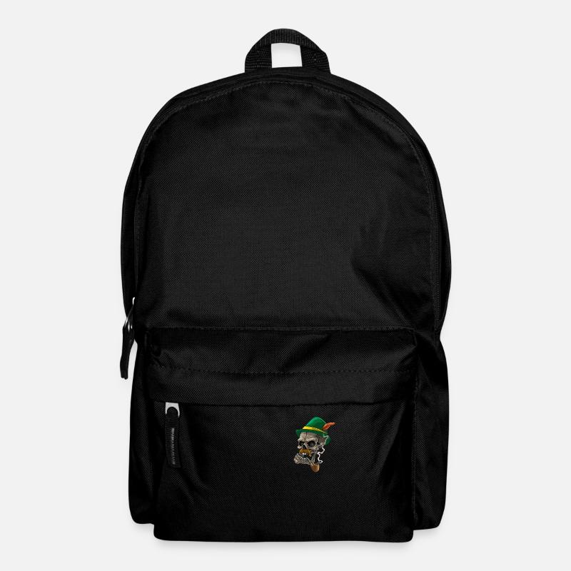Lausbua Lausbub Lederhosen Trachten - Backpack - black
