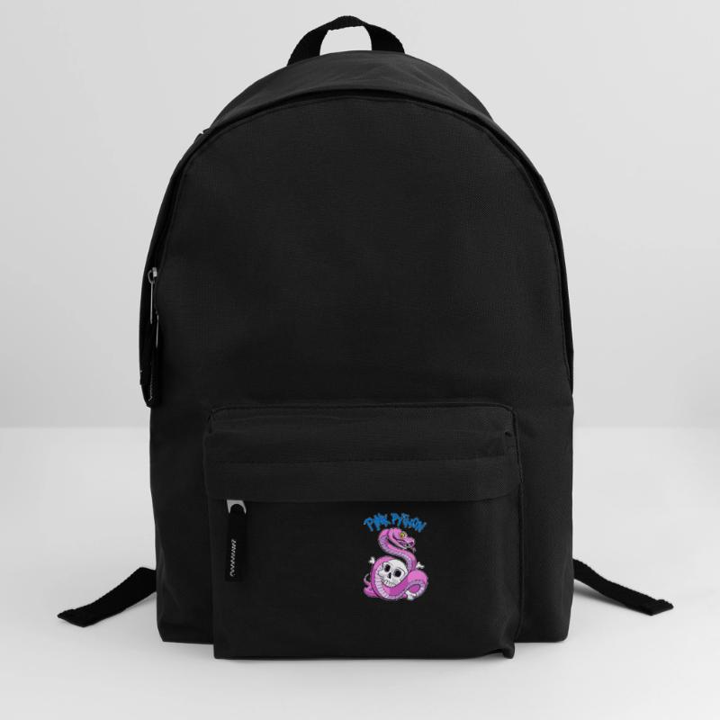 Pink Python (Blue) Backpack