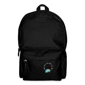 Nashorn Einhorn süß - Rucksack - Schwarz - Vorne