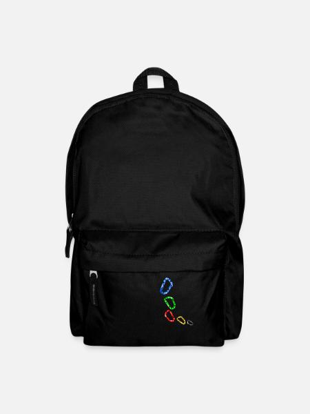 Karabiner - Rucksack - Schwarz