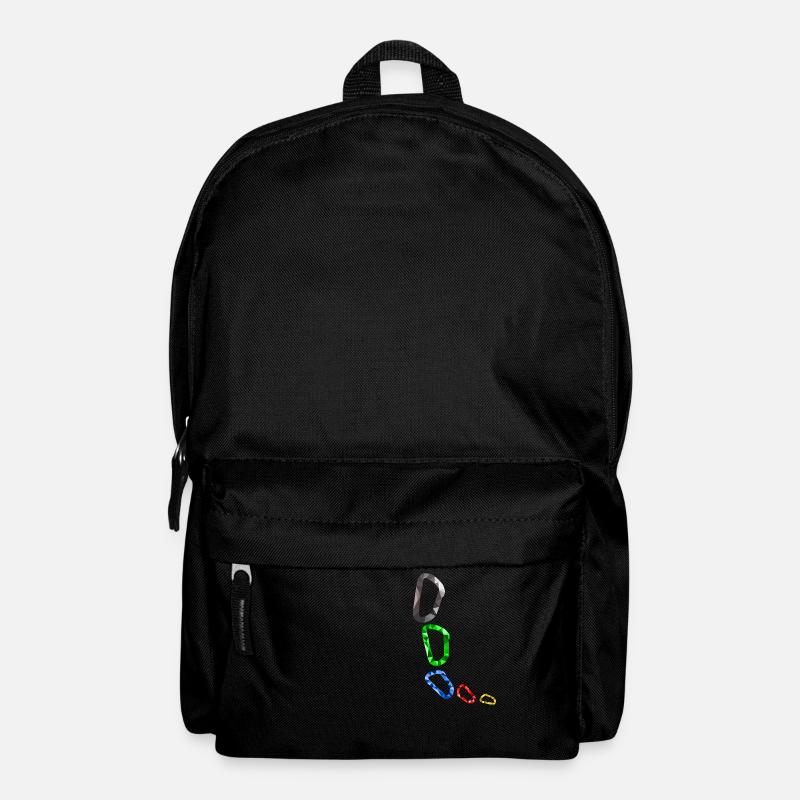 Karabiner - Rucksack - Schwarz