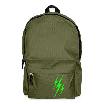 green flashes - Backpack - olive green - Front