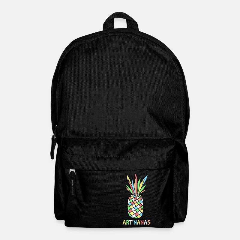 multicolored pineapple - Backpack - black