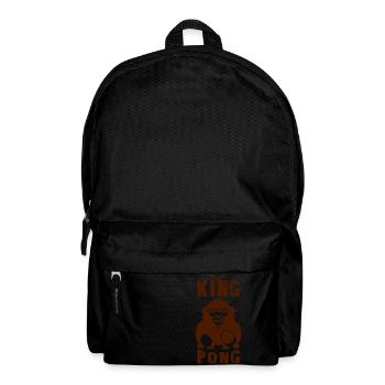 Gorilla king pong racket ping - Backpack - black - Front