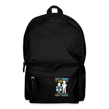 Don’t Annoy Me Radiology Radiologist Gift - Backpack - black - Front