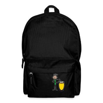 Drummer Trommler spielt Congas Djembe - Rucksack - Schwarz - Vorne