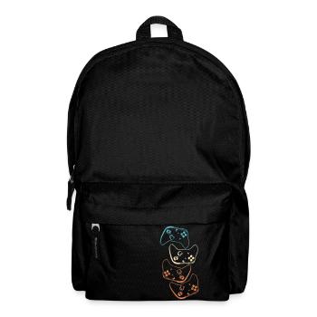Gamer Controller Gaming rétro Jeux vidéo Vecteur - Sac à dos - noir - Devant