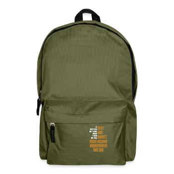 Fall and Rise - Backpack - olive green - Front