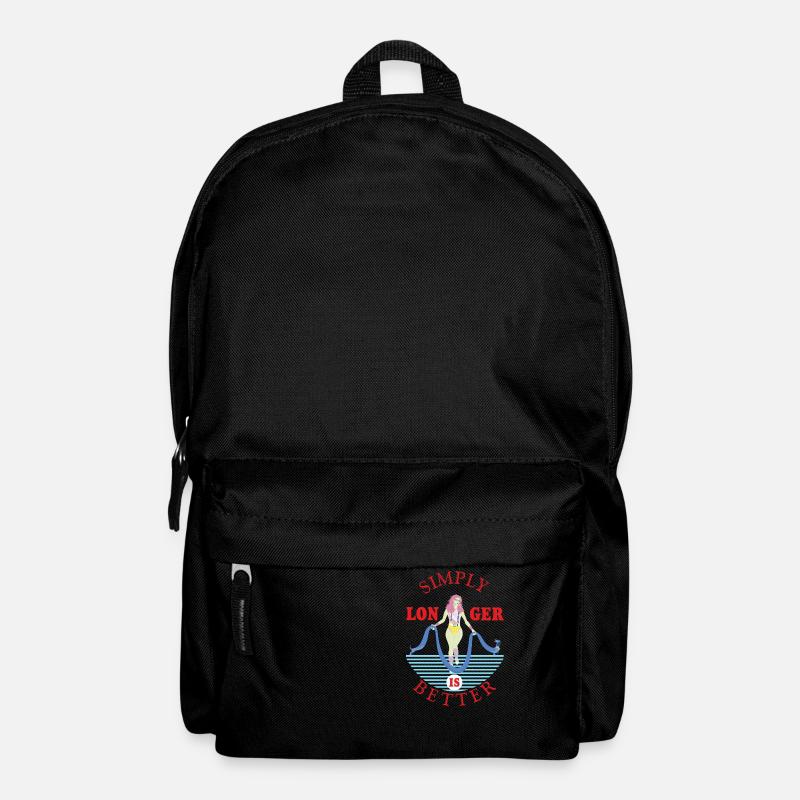 Simplement plus longtemps, c’est mieux. - Sac à dos - noir