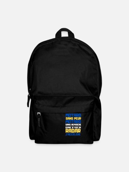 Motard sans peur - Sac à dos - noir