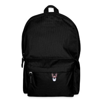 Boston Terrier Japan Sunglasses I Japanese Flag - Backpack - black - Front