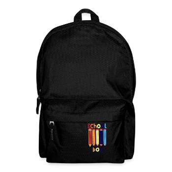 Stifte Schule 2022 Schulbeginn T shirt - Rucksack - Schwarz - Vorne