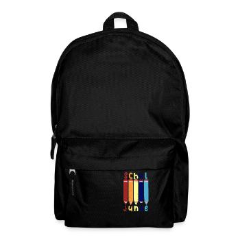 Stifte Schuljunge 2022 Schulbeginn T shirt - Rucksack - Schwarz - Vorne